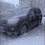 Χιονοθύελλα στο Βλαδιβοστόκ της Ρωσίας