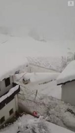 Χιονοστιβάδα στις ιταλικές Άλπεις, Άλπεις...