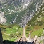 Gelmer Funicular. Switzerland