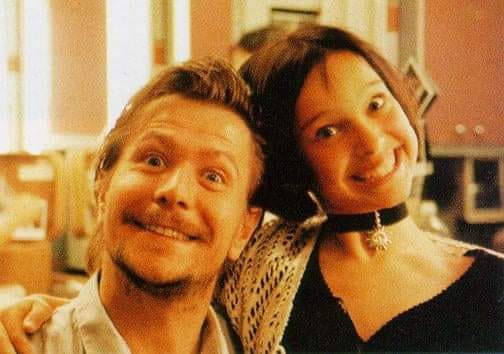 Γκάρι Όλντμαν και Νάταλι Πόρτμαν στα γυρίσματα του "Léon" το 1993!!... 1