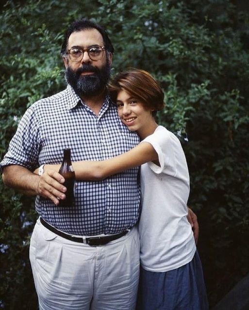 Ο Φράνσις Φορντ Κόπολα και η κόρη του Σοφία, 1984.... 1