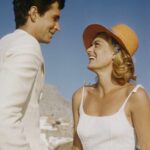 Άντονι Πέρκινς και Μελίνα Μερκούρη στα γυρίσματα της ταινίας "Φαίδρα" το 1961!!...