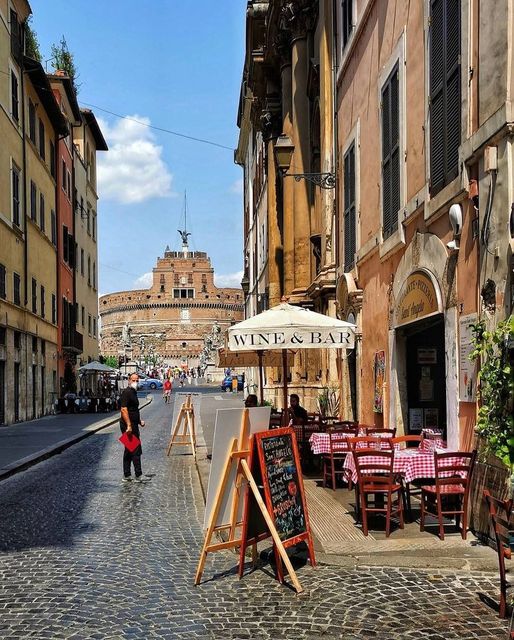 Ρώμη, Ιταλία με μια ματιά στο Castel Sant'Angelo. Καλό Σάββατο φίλοι... 1