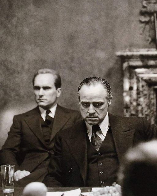 Marlon Brando & Robert Duvall. The Godfather (1972).... 1