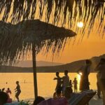 Ένα ηλιοβασίλεμα Σεπτεμβρίου στην παραλία του Αγίου Προκοπίου Νάξου...