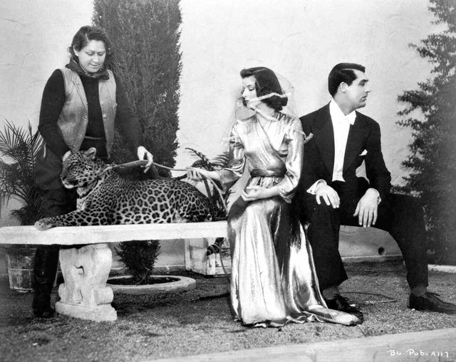 Ο Cary Grant και η Katharine Hepburn στα παρασκήνια του Bringing up Baby (1938). 1