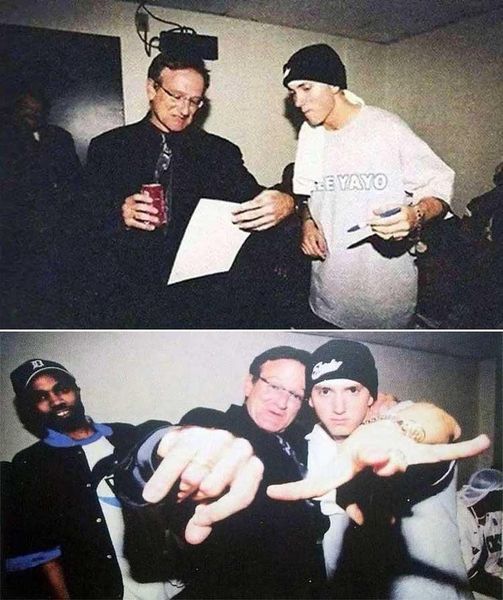 Οι Eminem, Robin Williams και Proof στα παρασκήνια των Grammy, 2003 Top 30 Comedi... 1