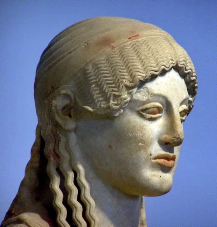 Η Κόρη του Ευθυδίκου,η Σκυθρωπός Κόρη(Μετά το 480 π.Χ. Παριανό μάρμαρο(άγαλμα)... 2
