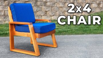 Εύκολη DIY καρέκλα εξωτερικού χώρου με στυλ 5