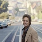 Ο Μάικλ Ντάγκλας στο Σαν Φρανσίσκο κατά τη διάρκεια των γυρισμάτων του «Οι δρόμοι του Σαν Φρανσί...