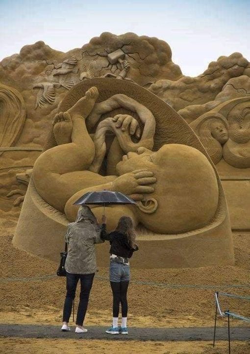 Υπέροχη τέχνη στην άμμο... 1