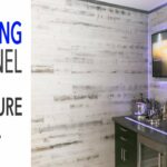 DIY τοίχος τηλεόρασης με οπίσθιο φωτισμό LED & τοίχο από ανακυκλωμένο ξύλο 4