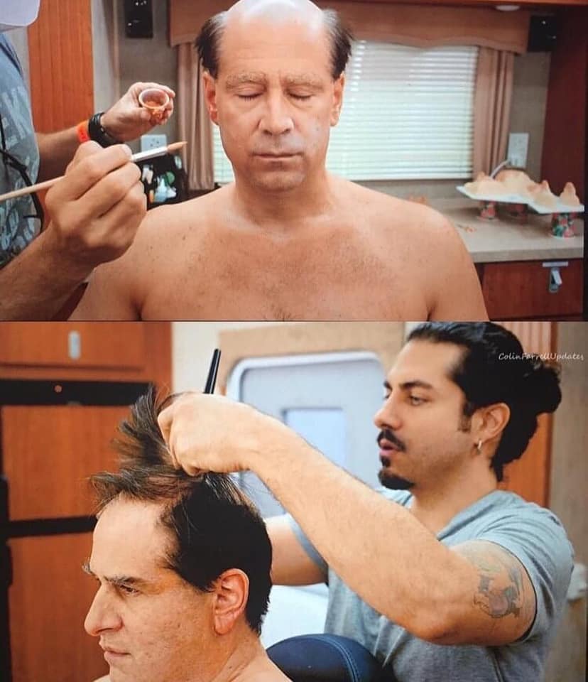 Η διαδικασία μακιγιάζ του #ColinFarrel για να παίξει τον #ElPinguino στο The Batman... 3