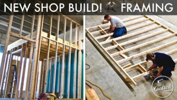 Building My Shop : Ξύλινο πλαίσιο τοίχου, κουφώματα πόρτας και γωνίας 3