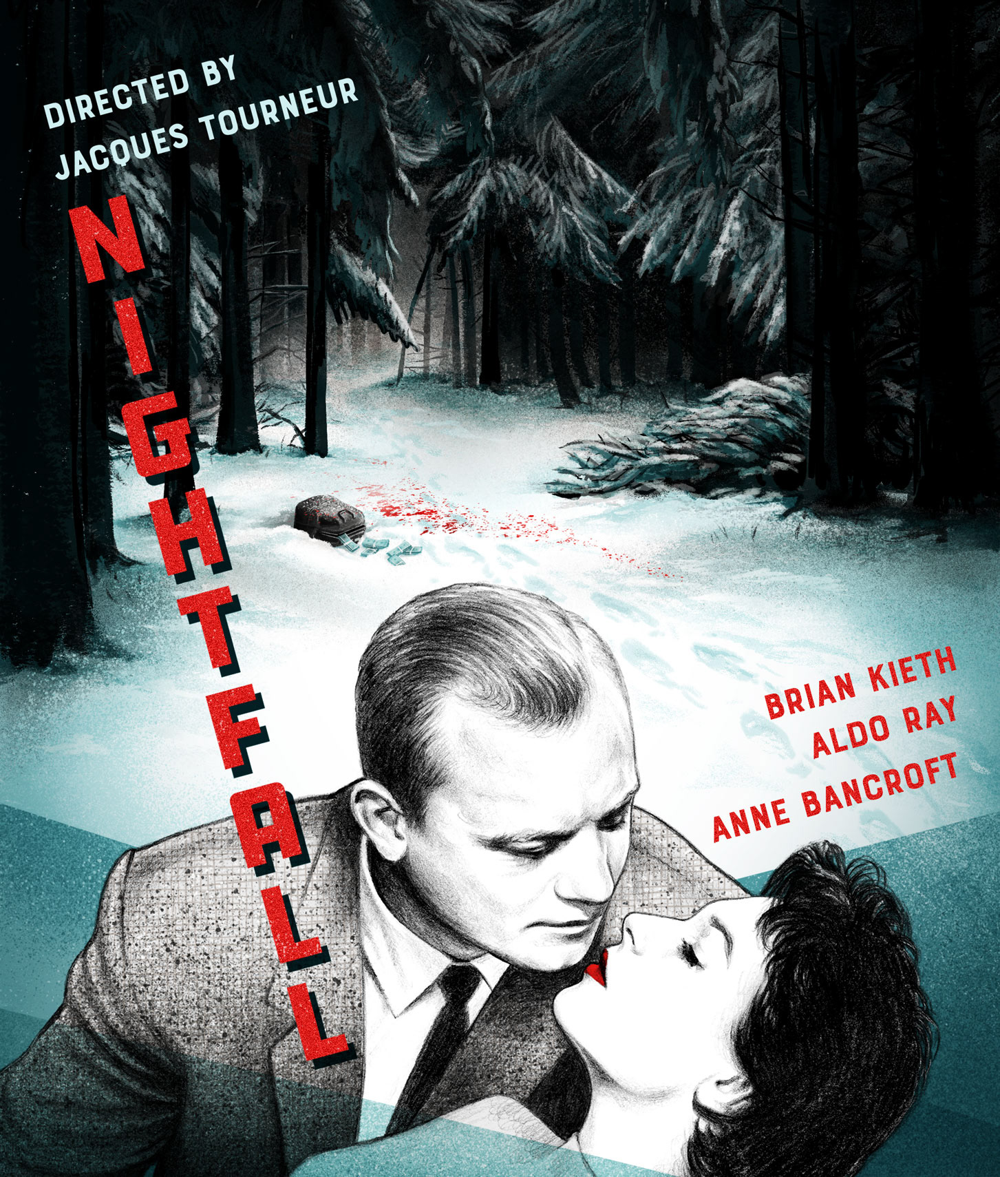 The Fateful Suitcase - 1956. James Gregory, Anne Bancroft, Aldo Ray, Jocelyn Brando, Brian Keith... 1