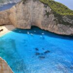The most beautiful beach in the world   NAVAGIO.  GREECE