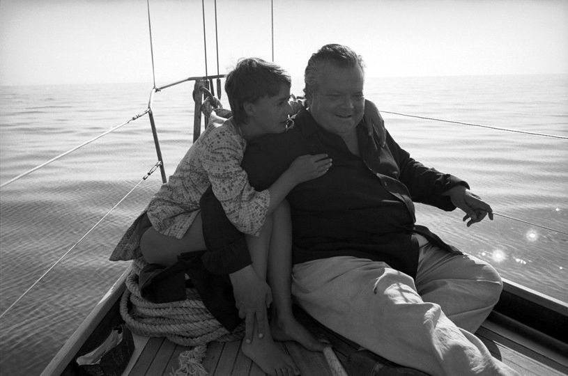 Η Jeanne Moreau με τον Orson Welles, 1970.... 1