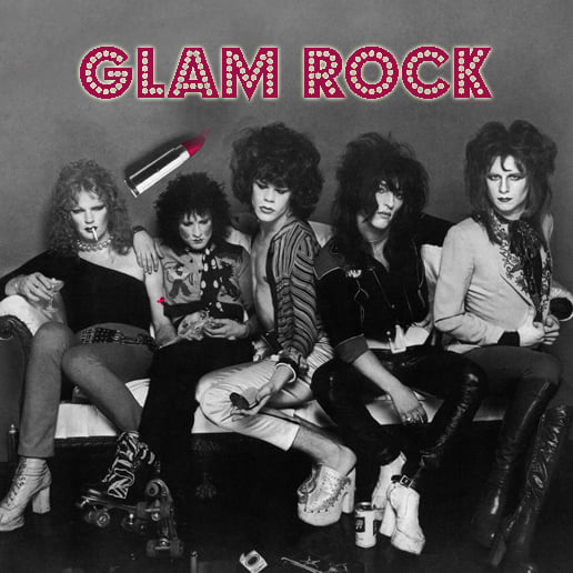 Το Glam rock είναι ένα στυλ ροκ μουσικής που αναπτύχθηκε στο Ηνωμένο Βασίλειο στ... 1