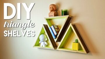 DIY Γεωμετρικά Τρίγωνα Ράφια | Απλό έργο ξυλουργικής 7