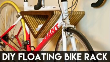 DIY Επίτοιχη Σχάρα Ποδηλάτων | Τρόπος κατασκευής - Ξυλουργική 3