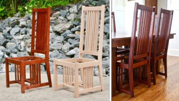 Καρέκλα τραπεζαρίας Mission Style | Πώς να κατασκευάσετε Μέρος 1 / Ξυλουργική με στυλ Arts and Crafts 2