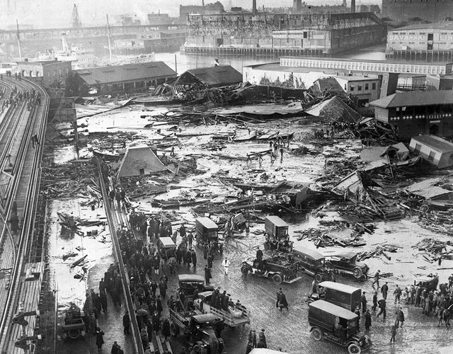 Στις 15 Ιανουαρίου 1919, ίσως η πιο παράξενη καταστροφή στην προκυμαία της Βοστώνης 1