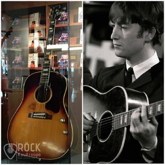 Το Νοέμβριο του 2015, μια ακουστική κιθάρα Gibson J-160E του John Lennon δημοπρα... 1