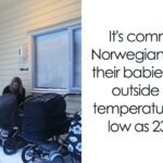 Όπως οι  Ισλανδοί , έτσι κι οι  Νορβηγοί γονείς αφήνουν τα μωρά τους στα καρότσι...