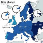 Χάρτης με το πότε η Ευρώπη αλλάζει την ώρα...