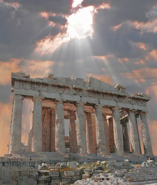 Sunburst over the amazing Acropolis !! Credit: @ghostofhellas... 1