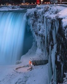 Έρχεται χειμώνας Καταρράκτες του Νιαγάρα, Καναδάς
