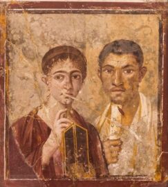 Πορτρέτο του αρτοποιού Terentius Neo και της συζύγου του από ένα σπίτι στην Πομπηία, 1ος αιώνας...