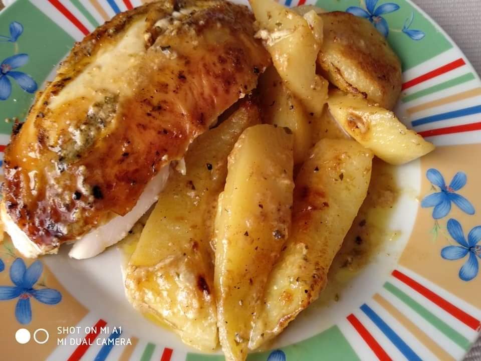 Κοτόπουλο λεμονάτο με πατάτες στον φούρνο για σήμερα!!!... 2