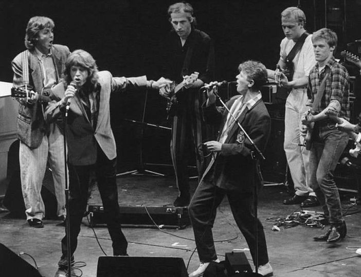 Paul McCartney, Mick Jagger, David Bowie, Mark Knopfler, Mark King και Bryan Ada... 1