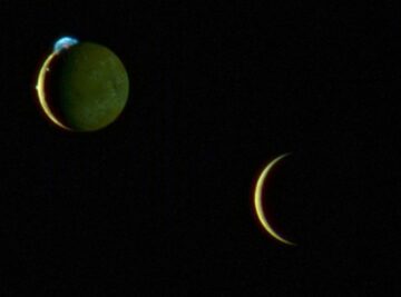 Αυτή η φωτογραφία ελήφθη από το διαστημικό όχημα “New Horizons” της NASA, το 200...