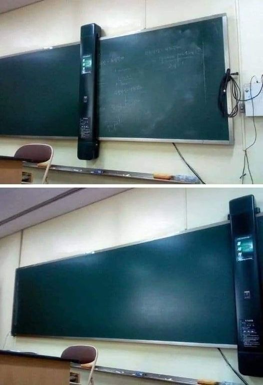 Μαυροπίνακας στο Πανεπιστήμιο Kyung Hee εξοπλισμένος με ψηφιακή γόμα που σαρώνει και... 1