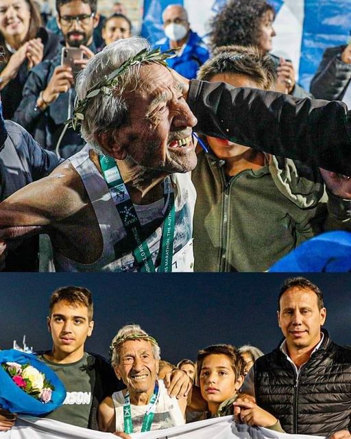 Ο 91χρονος Στέλιος Πρασσάς τερμάτισε για μία ακόμα χρονιά στον Αυθεντικό Μαραθώνιο 1