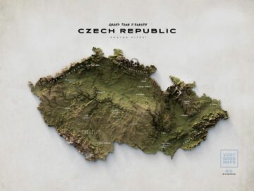 Τυχαία αναφορά στη Τσεχία απόψε, η οποία συνορεύει προς τα βόρεια με την Πολωνί...