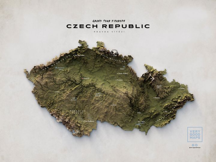 Τυχαία αναφορά στη Τσεχία απόψε, η οποία συνορεύει προς τα βόρεια με την Πολωνί... 1