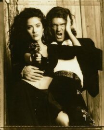 Antonio Banderas και Salma Hayek στα γυρίσματα του Desperado (1995), Robert Rodriguez...