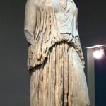 A caryatid (Ancient Greek: Καρυάτις, pl. Καρυάτιδες) from the Erechtheion, st...