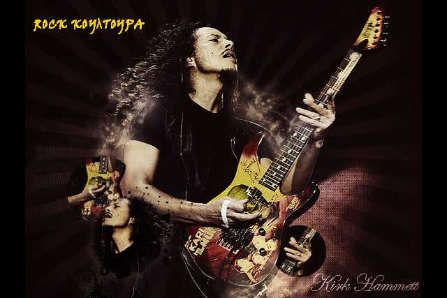 Ο Kερκ Χάμμετ κιθαρίστας των Metallica από το 1983 1