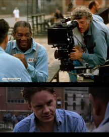 Ο Ρότζερ Ντίκινς στα γυρίσματα του "The Shawshank Redemption". Ένας από τους σπο...