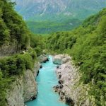Ποταμός Σότσα στη Σλοβενία....