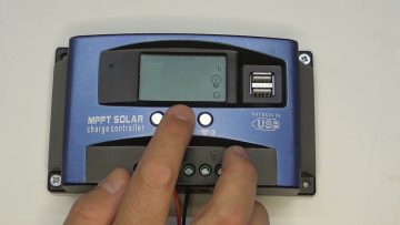 Μενού ρυθμιστή φόρτισης Mppt solar charge controller