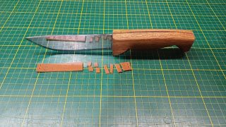 Μαχαίρι για κρέας με χειροποίητη λαβή. Μια κατασκευή του Γεράσιμου Στράγγα.